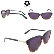 CALVIN KLEIN Blue Solid Square Ladies Sunglasses