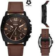 FOSSIL Privateer Chronograph Brown Leather Watch