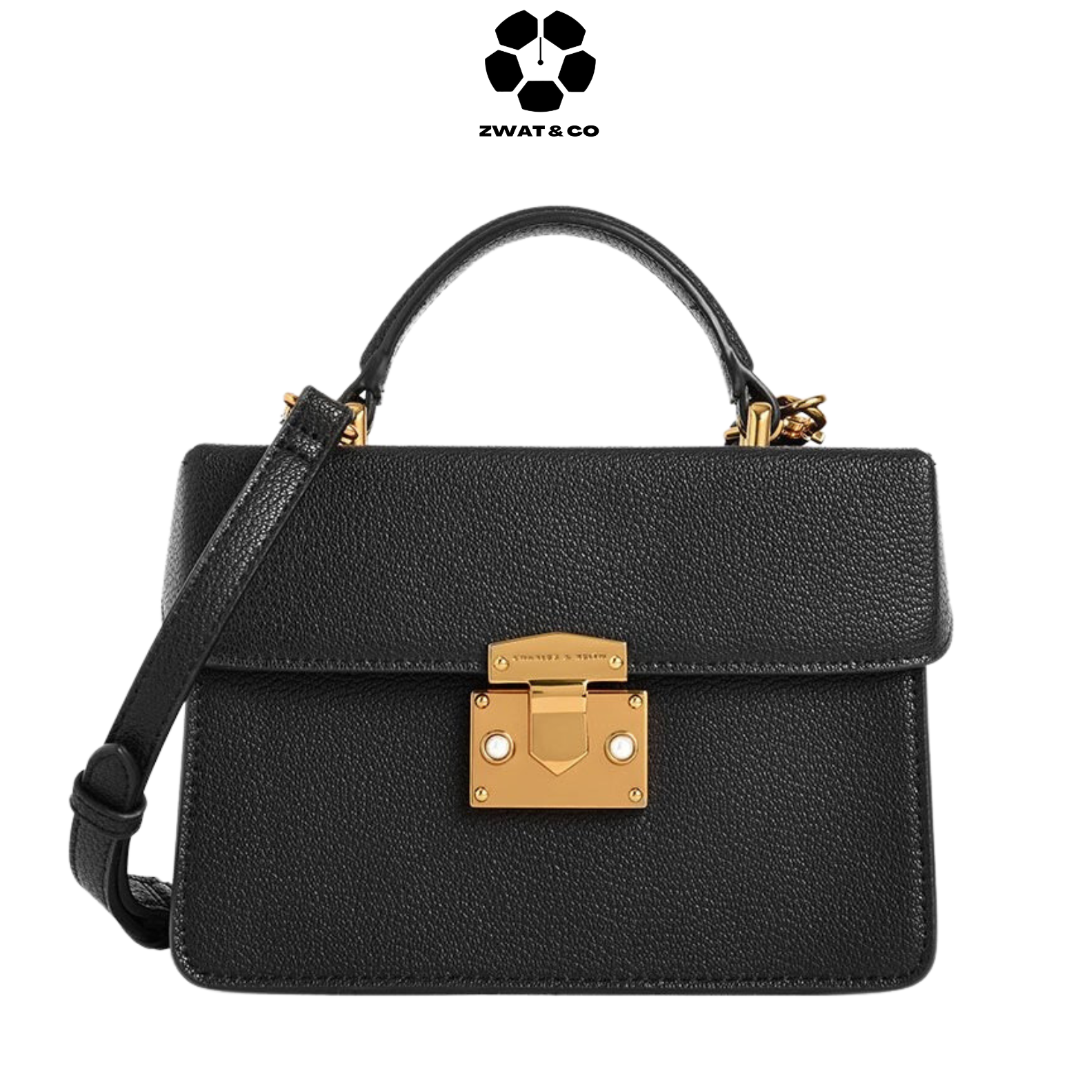 Classic top handle bag charles and keith sale