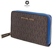MICHAEL KORS Ladies Small Compact Zip Logo Wallet