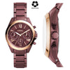 FOSSIL Modern Courier Midsize Chronograph Wine Stainless Steel Watch