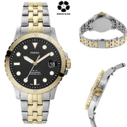 FOSSIL Three-Hand Date Two-Tone Stainless Steel Watch