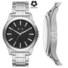 ARMANI EXCHANGE Three-Hand Stainless Steel Watch