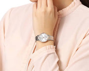 Armani Exchange Two Tone Rose Gold Ladies Watch