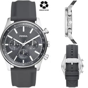 FOSSIL Sullivan Multifunction Grey Silicone Watch