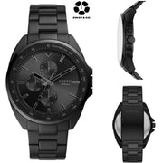 FOSSIL Autocross Multifunction Black Stainless Steel Watch