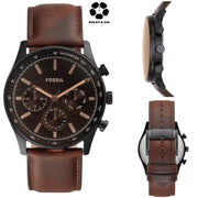 FOSSIL Sullivan Multifunction Brown Leather Watch