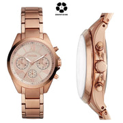 FOSSIL Modern Courier Midsize Chronograph Rose Gold-Tone Stainless Steel Watch