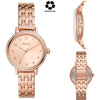 FOSSIL  Reid Three-Hand Rose Gold-Tone Stainless Steel Watch