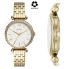 FOSSIL Tillie Three-Hand Gold-Tone Stainless Steel Watch