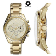 FOSSIL Modern Courier Chronograph Gold-Tone Stainless Steel Watch