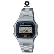 Casio Unisex Alarm Chrono Silver Stainless Watch