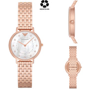 EMPORIO ARMANI Ladies Rose Gold Watch