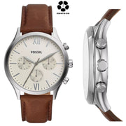 FOSSIL  Fenmore Multifunction Brown Leather Watch