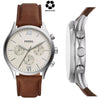 FOSSIL  Fenmore Multifunction Brown Leather Watch