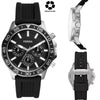 FOSSIL Bannon Multifunction Black Silicone Watch