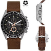 FOSSIL  Decker Chronograph Brown Leather Watch