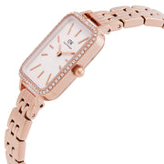 DANIEL WELLINGTON 
Quadro Quartz Crystal White Dial Ladies Watch