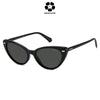 POLAROID CORE Grey Polarized Cat Eye Ladies Sunglasses