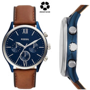 FOSSIL Fenmore Multifunction Luggage Leather Watch