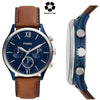 FOSSIL Fenmore Multifunction Luggage Leather Watch