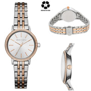 Armani Exchange Two Tone Rose Gold Ladies Watch