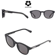 LACOSTE  Grey Round Unisex Sunglasses