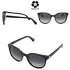 KATE SPADE  Dark Grey Gradient Oval Ladies Sunglasses