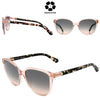 KATE SPADE  Grey Shaded Pink Square Ladies Sunglasses