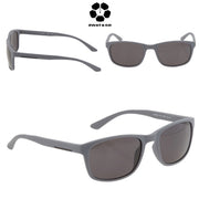 CALVIN KLEIN Dark Grey Rectangular Men's Sunglasses