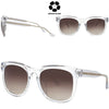 CALVIN KLEIN  Brown Square Ladies Sunglasses