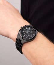 MICHAEL KORS Lennox Chronograph Quartz Black Dial Watch