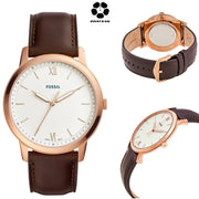 FOSSIL Minimalist Quartz White Dial Men's Watch