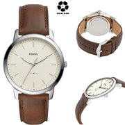 FOSSIL The Minimalist Cream Dial Men's Watch