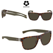 LACOSTE Green Square Unisex Sunglasses