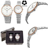 FOSSIL Andy and Addison His and Her Set Quartz Silver Dial Unisex Watch