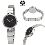 CALVIN KLEIN Authentic Quartz Black Dial Ladies Watch