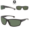 CARRERA Polarized Green Wrap Men's Sunglasses