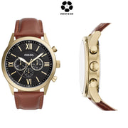 FOSSIL Flynn Chronograph Brown Leather Watch