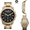 ARMANI EXCHANGE Chronograph Gold-Tone Stainless Steel Watch