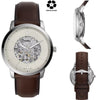 FOSSIL Neutra Automatic Brown Leather Watch