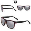 POLAROID Men's Tortoise Rectangular Sunglasses