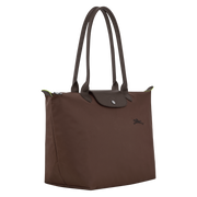LONGCHAMP Original Le Pliage Medium Tote Bag - Mocha Recycled Canvas