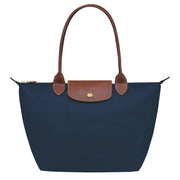 LONGCHAMP Original Le Pliage Medium Tote Bag - Navy Recycled Canvas