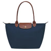 LONGCHAMP Original Le Pliage Medium Tote Bag - Navy Recycled Canvas