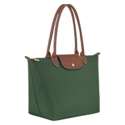 LONGCHAMP Original Le Pliage Medium Tote Bag - British Green Recycled Canvas