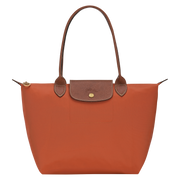 LONGCHAMP Original Le Pliage Medium Tote Bag - Brick Recycled Canvas
