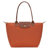LONGCHAMP Original Le Pliage Medium Tote Bag - Brick Recycled Canvas