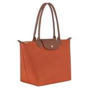 LONGCHAMP Original Le Pliage Medium Tote Bag - Brick Recycled Canvas