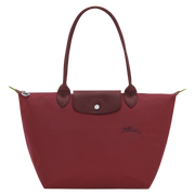 LONGCHAMP Original Le Pliage Medium Tote Bag - Pomegranate Recycled Canvas